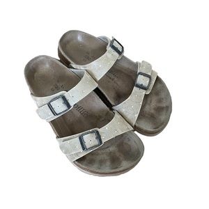 Birkenstock Papillio L5 230 Arizona Euro 36 Taupe Foot Bed Buckles Sandals